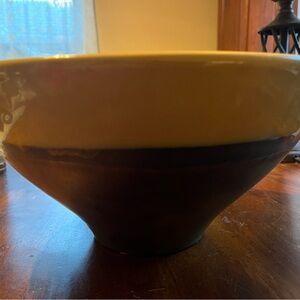 Glazed Ceramic Serving Bowl